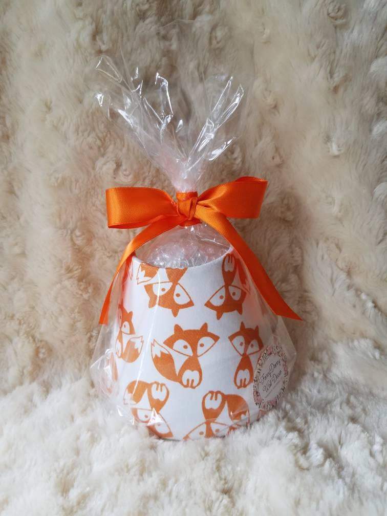 Orange Fox Night Light wrapped for shipping