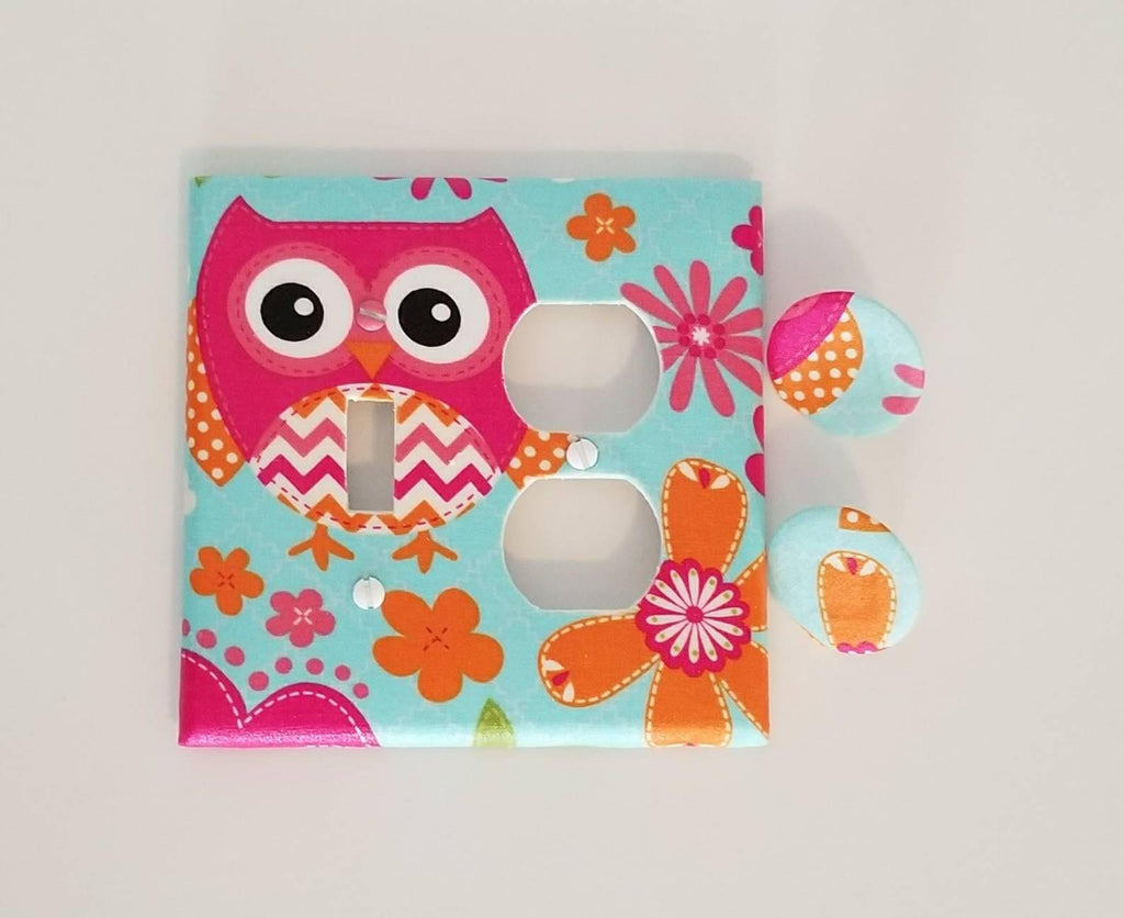 Owl Light Switch - Outlet Cover combo