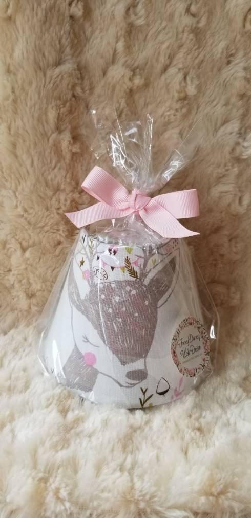 Woodland Fawn Night Light gift wrapped for shipping